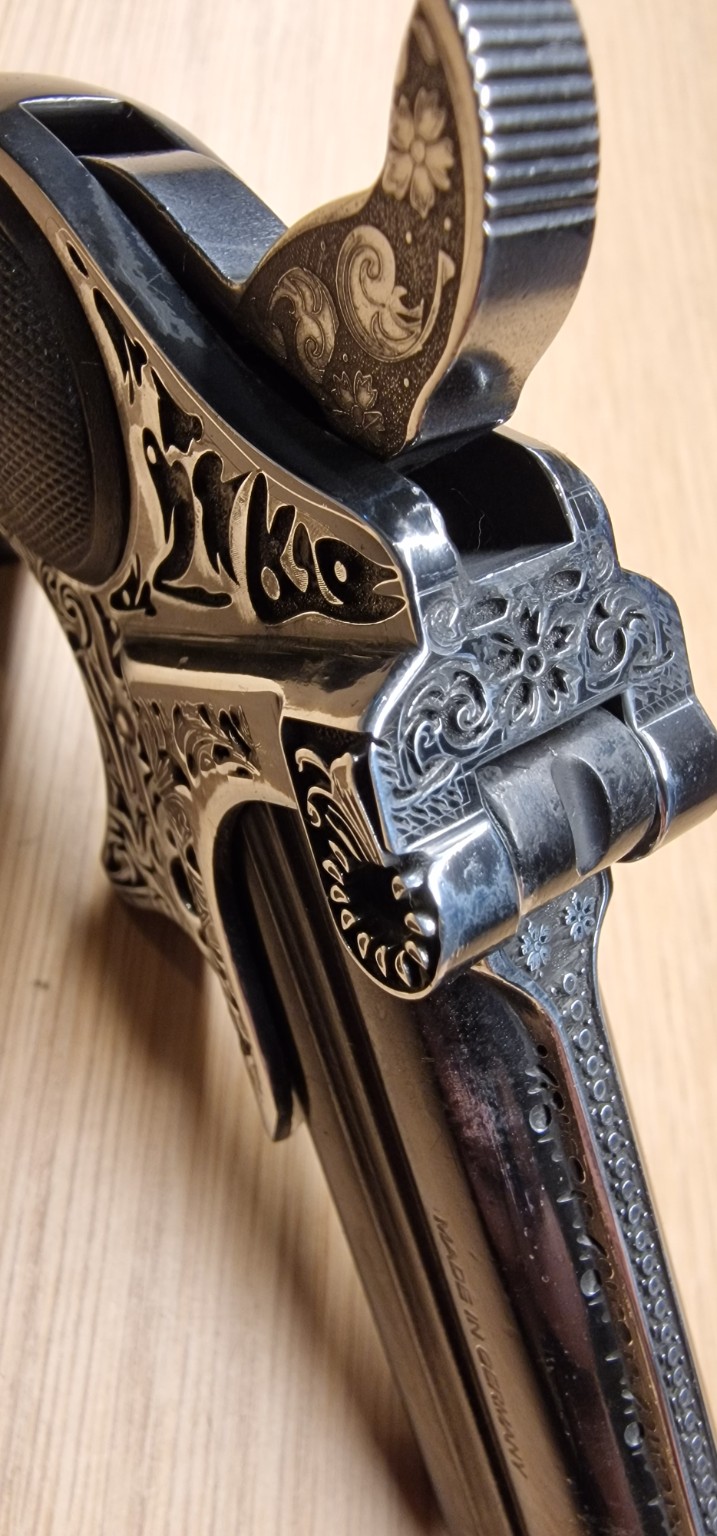 Detail van ornamentgravure