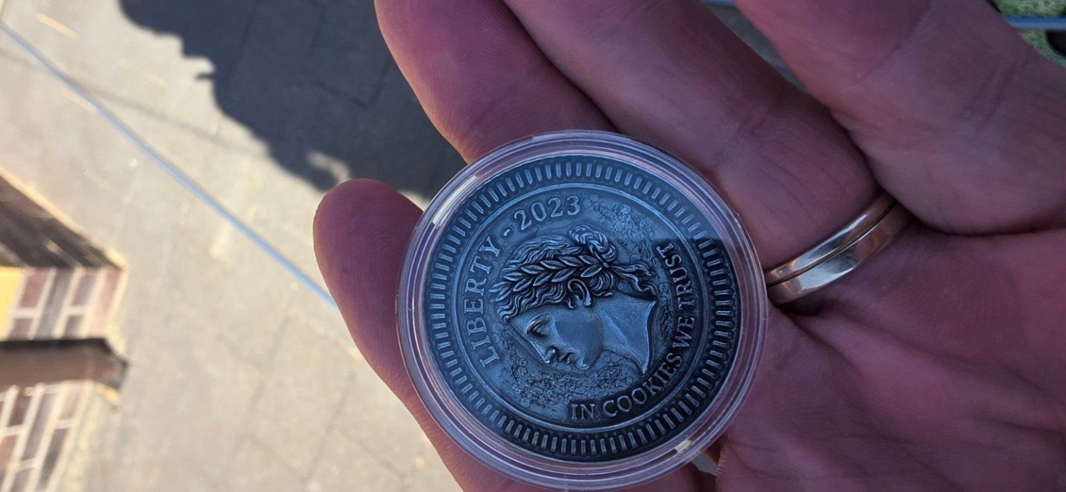 Gedetailleerde coin